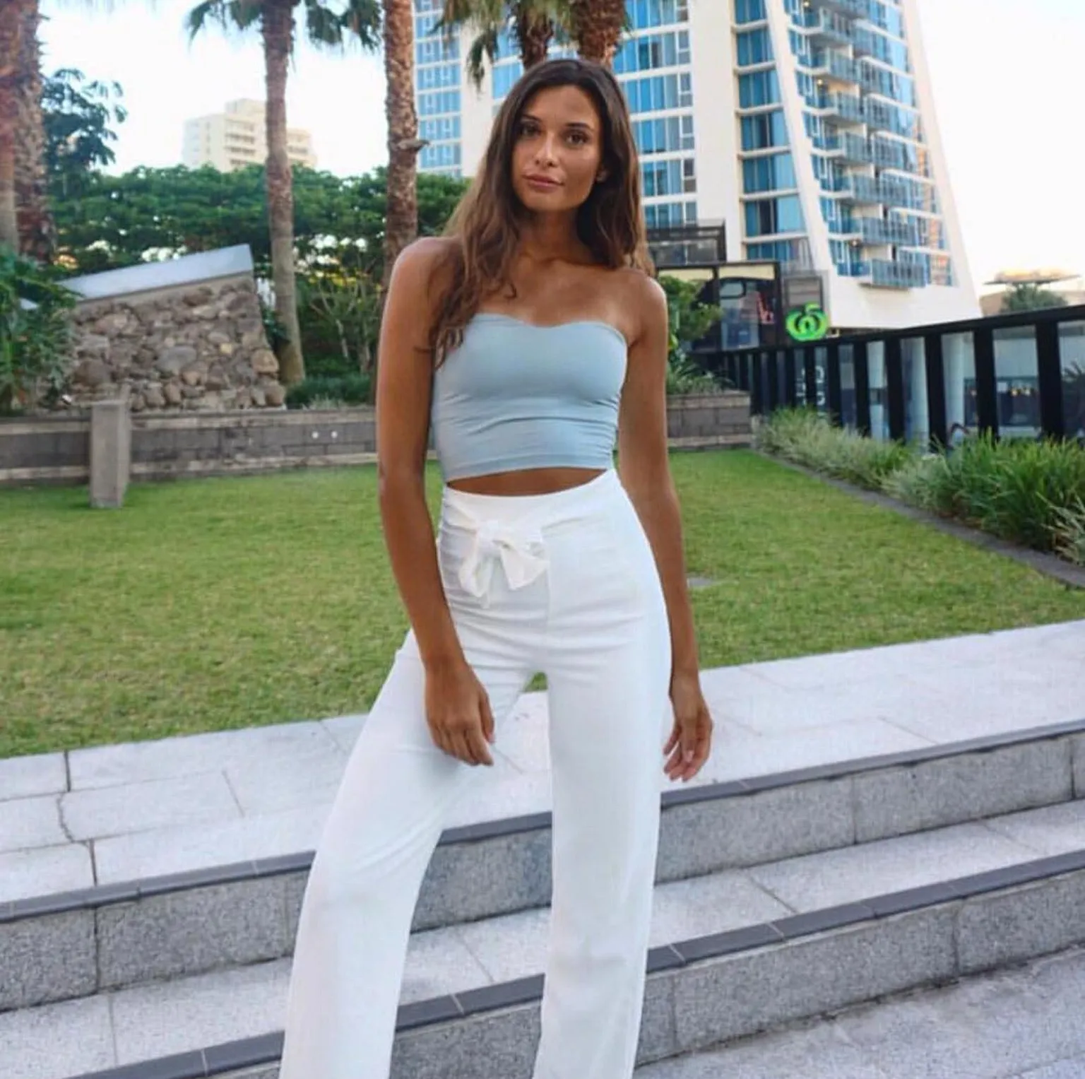 Kookaï - Tie Side Pants in White