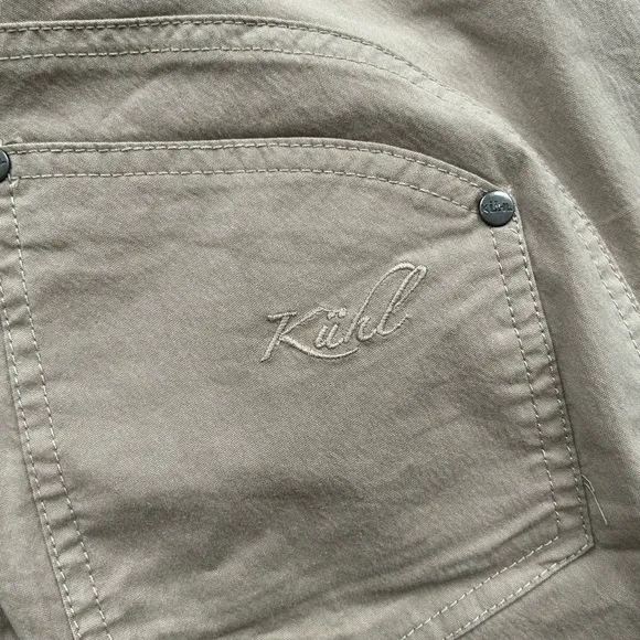 Kuhl Free Range Shorts 6 1/2&quot; Tan Size 4