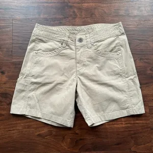 Kuhl Free Range Shorts 6 1/2&quot; Tan Size 4