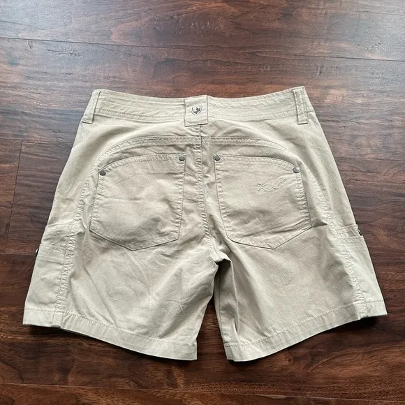 Kuhl Free Range Shorts 6 1/2&quot; Tan Size 4