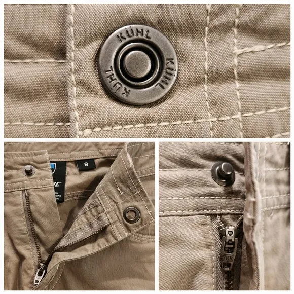 Kuhl Women’s Free Range Shorts 6 1/2&quot; Inseam Size 8