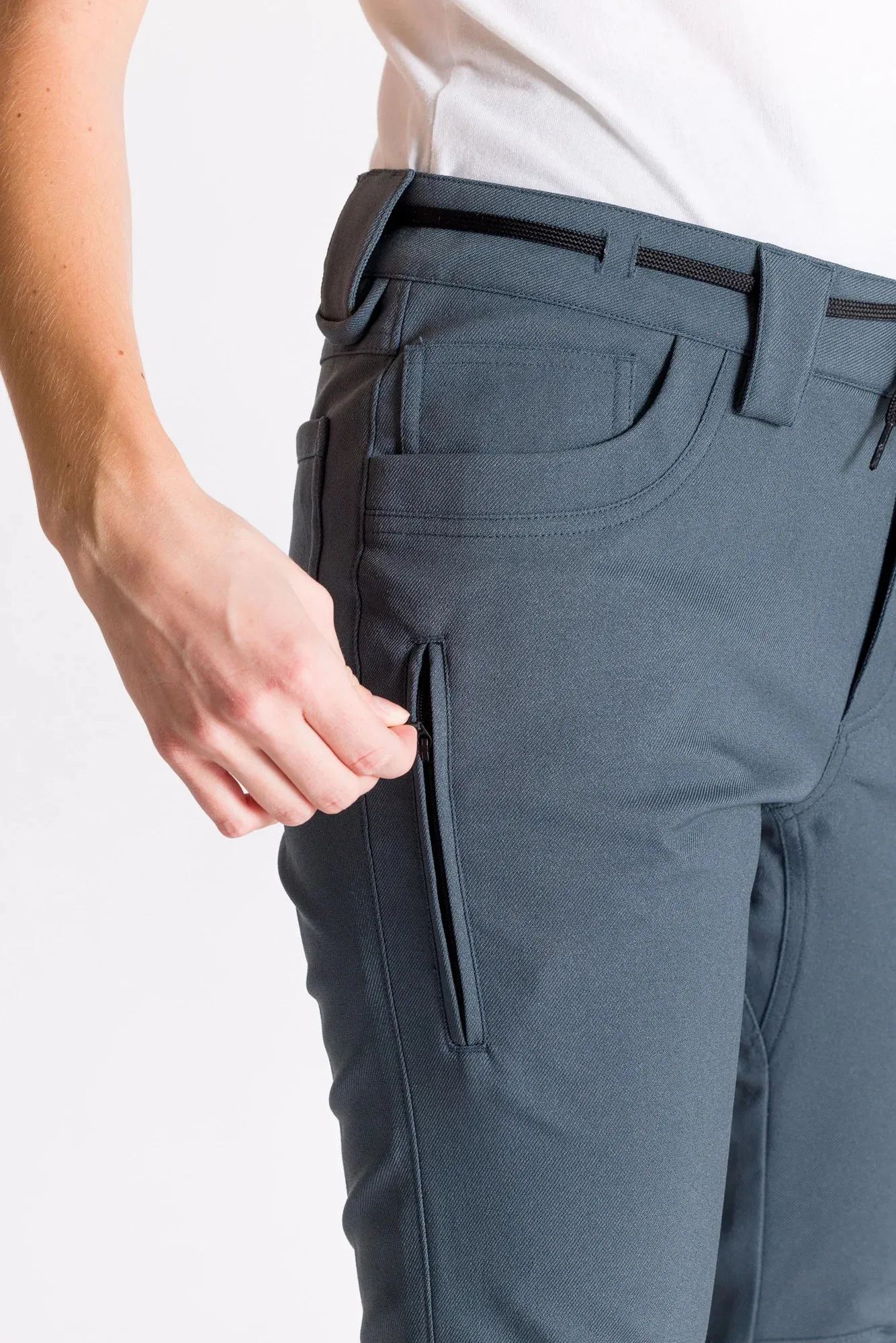 L1 Heartbreaker Twill Womens Pants Slate