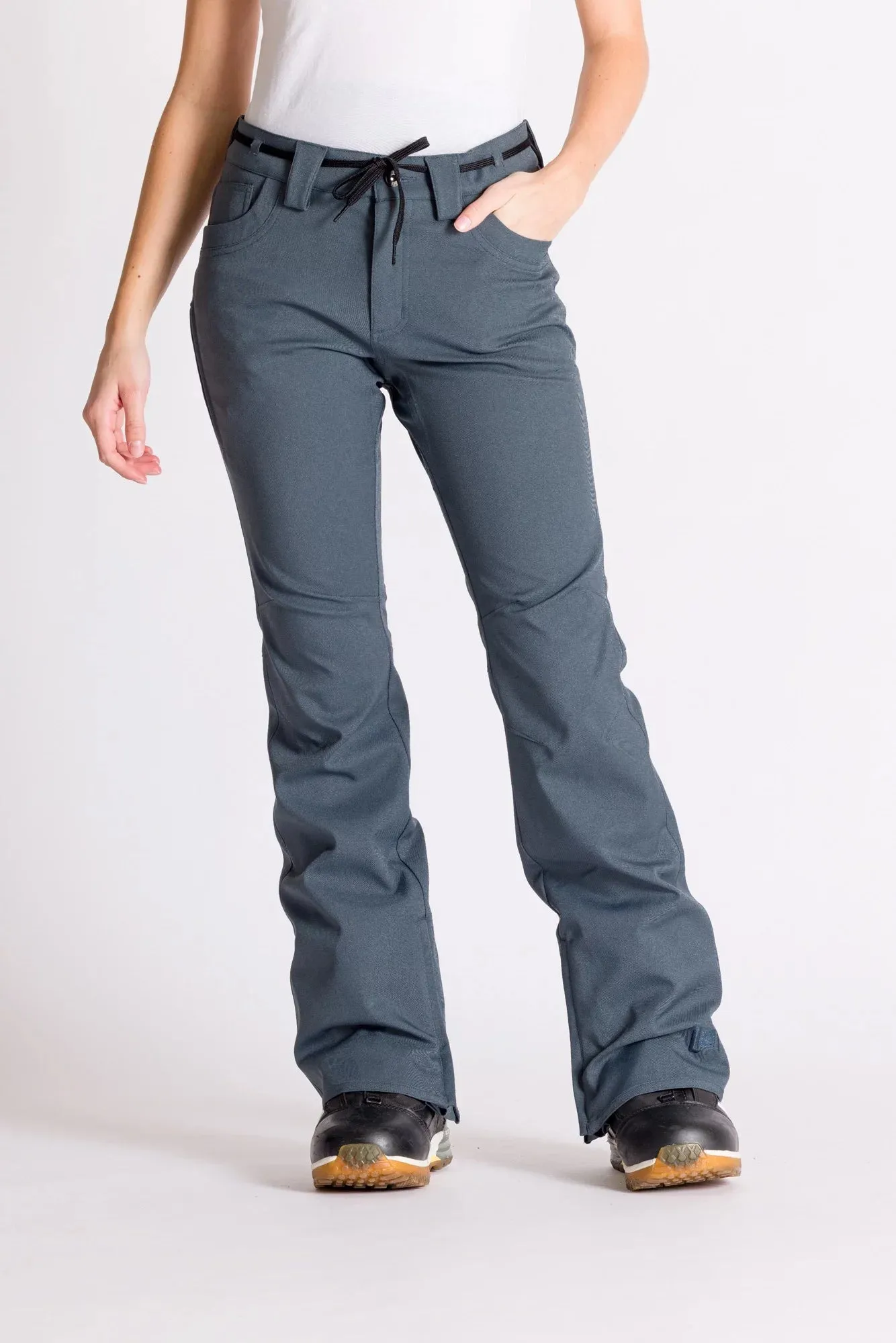 L1 Heartbreaker Twill Womens Pants Slate