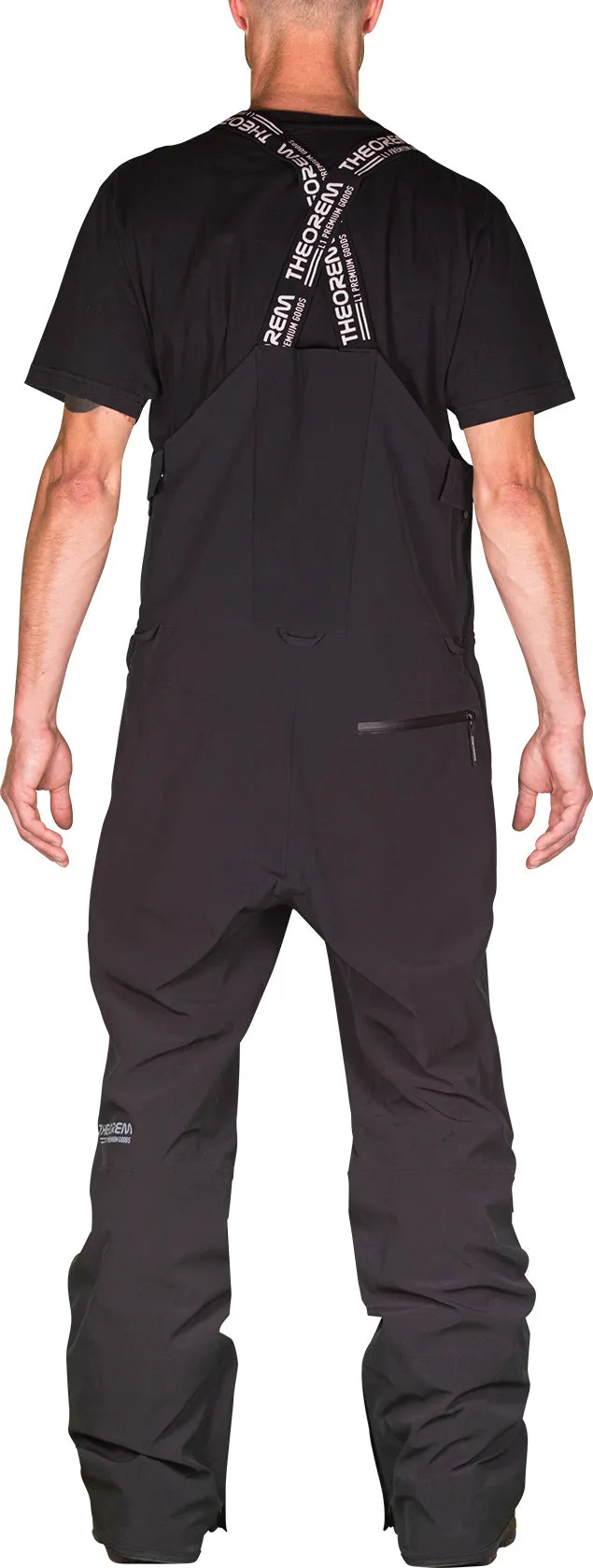 L1 Huro Mens Bib Pants Black