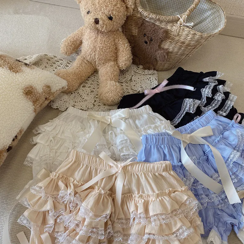 Lace Bow Shorts UB99185