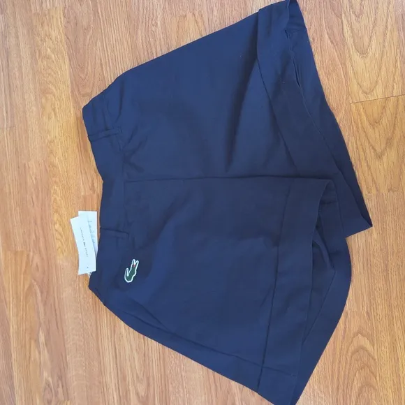 Lacoste Sport Women's Navy Golf Shorts NWT Size 34 Small