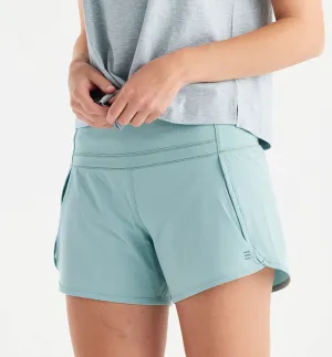 LADIES FREE FLY BAMBOO LINED BREEZE SHORT - 4IN