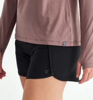 LADIES FREE FLY BAMBOO LINED BREEZE SHORT - 4IN