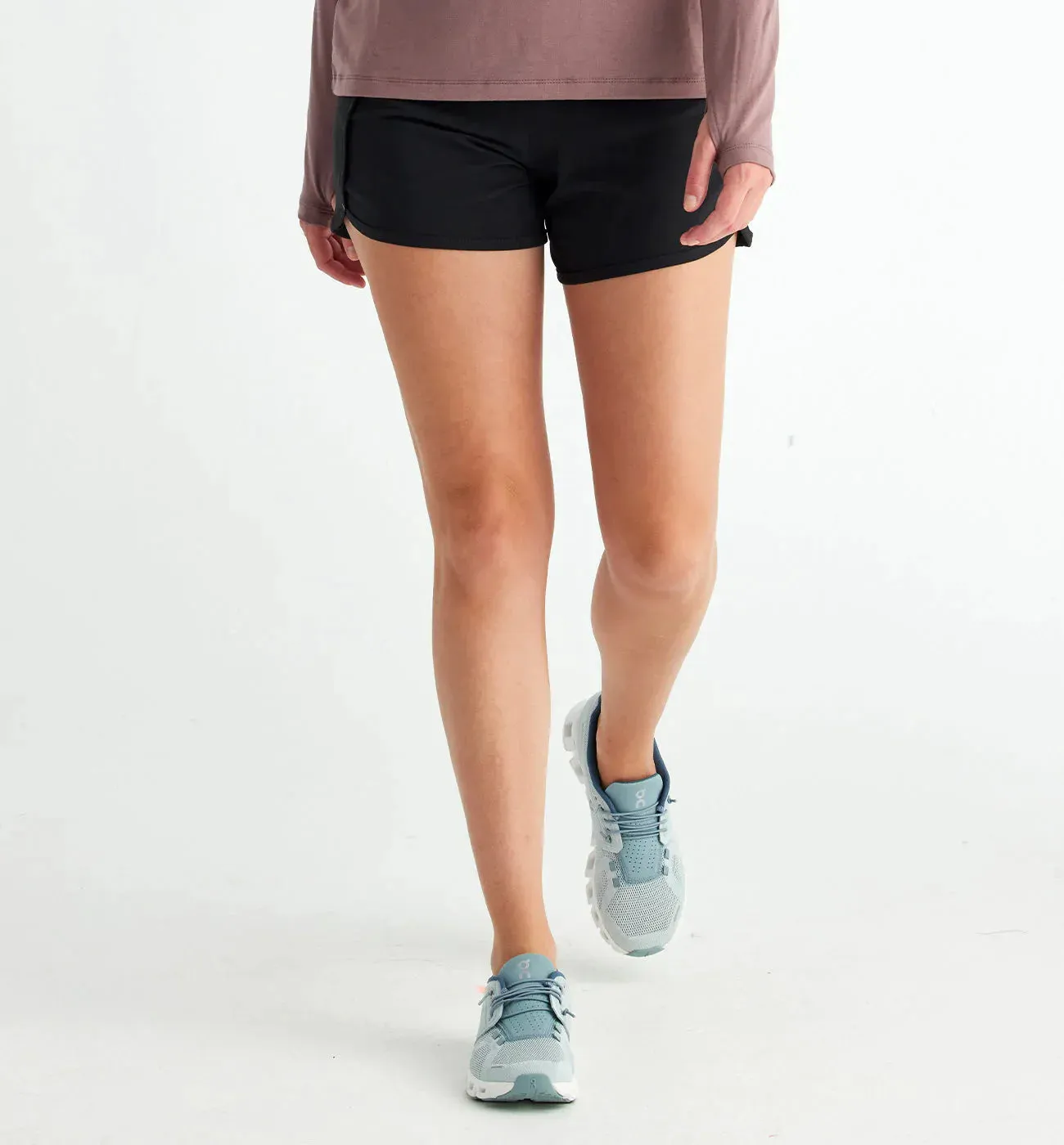 LADIES FREE FLY BAMBOO LINED BREEZE SHORT - 4IN