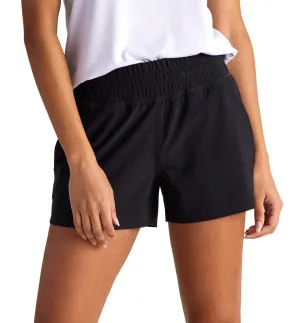 LADIES FREE FLY PULL ON BREEZE SHORT - BLACK