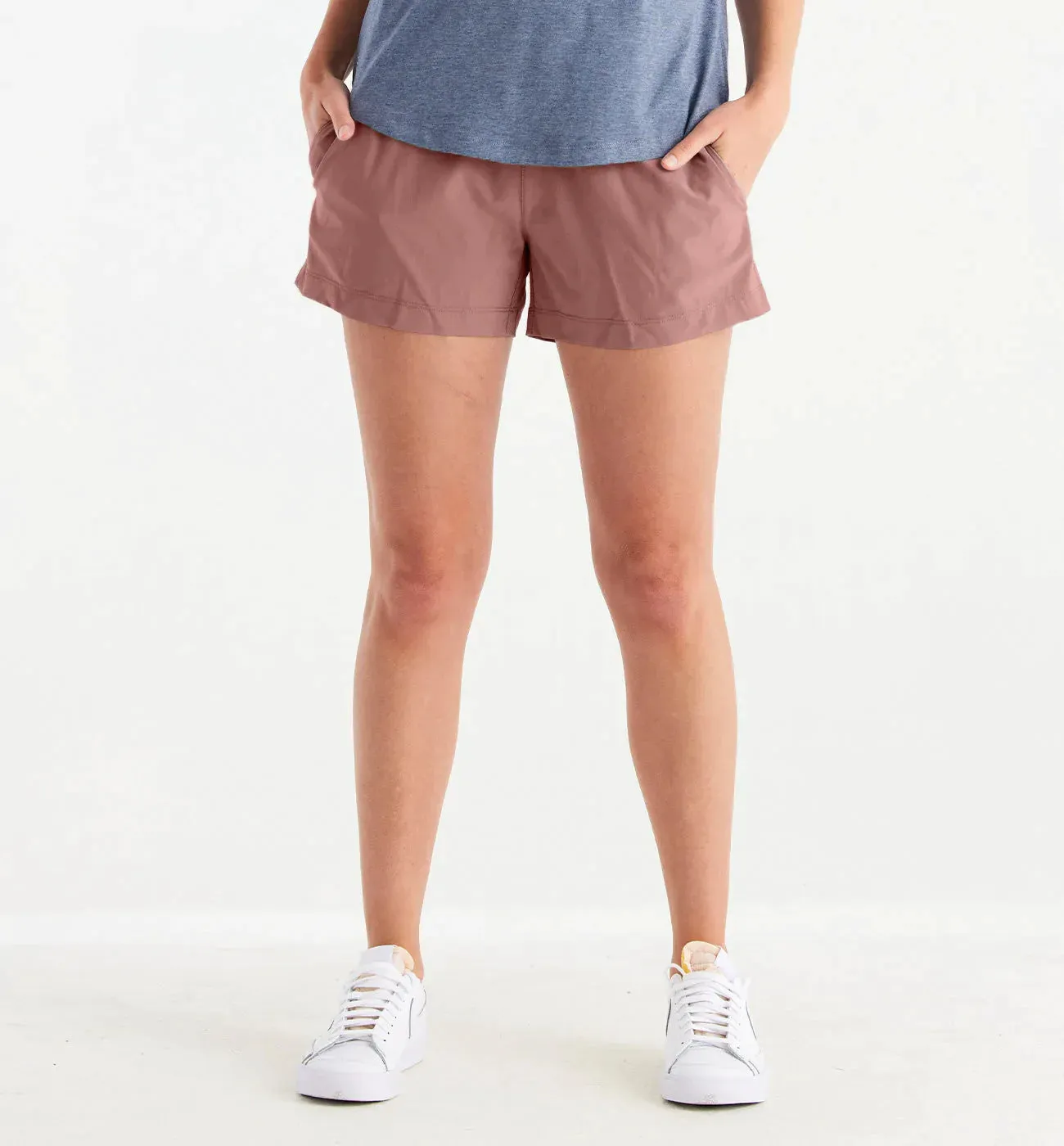 LADIES FREE FLY PULL ON BREEZE SHORT - LIGHT SANGTIA
