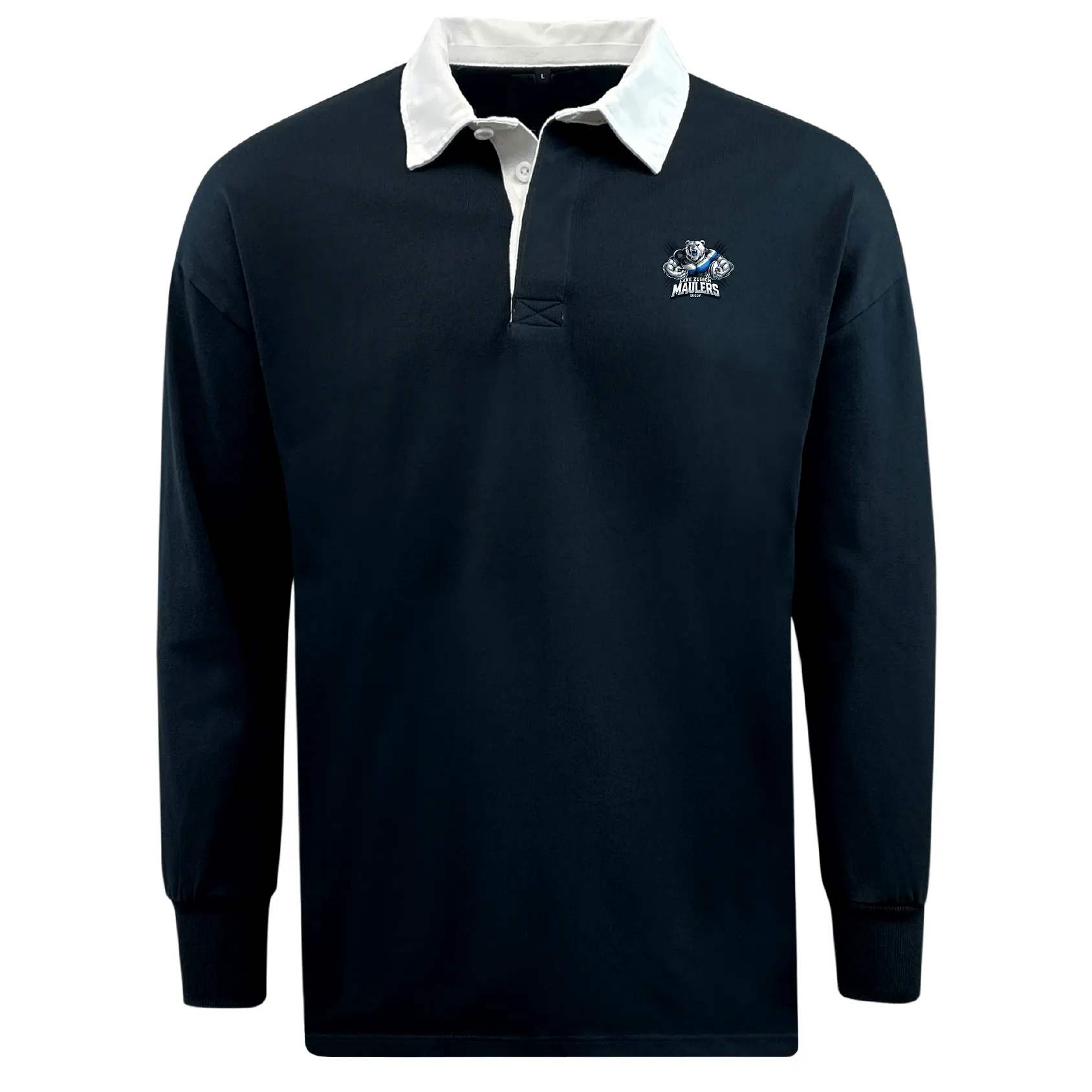 Lake Zurich Classic Long Sleeve Solid Rugby Jersey