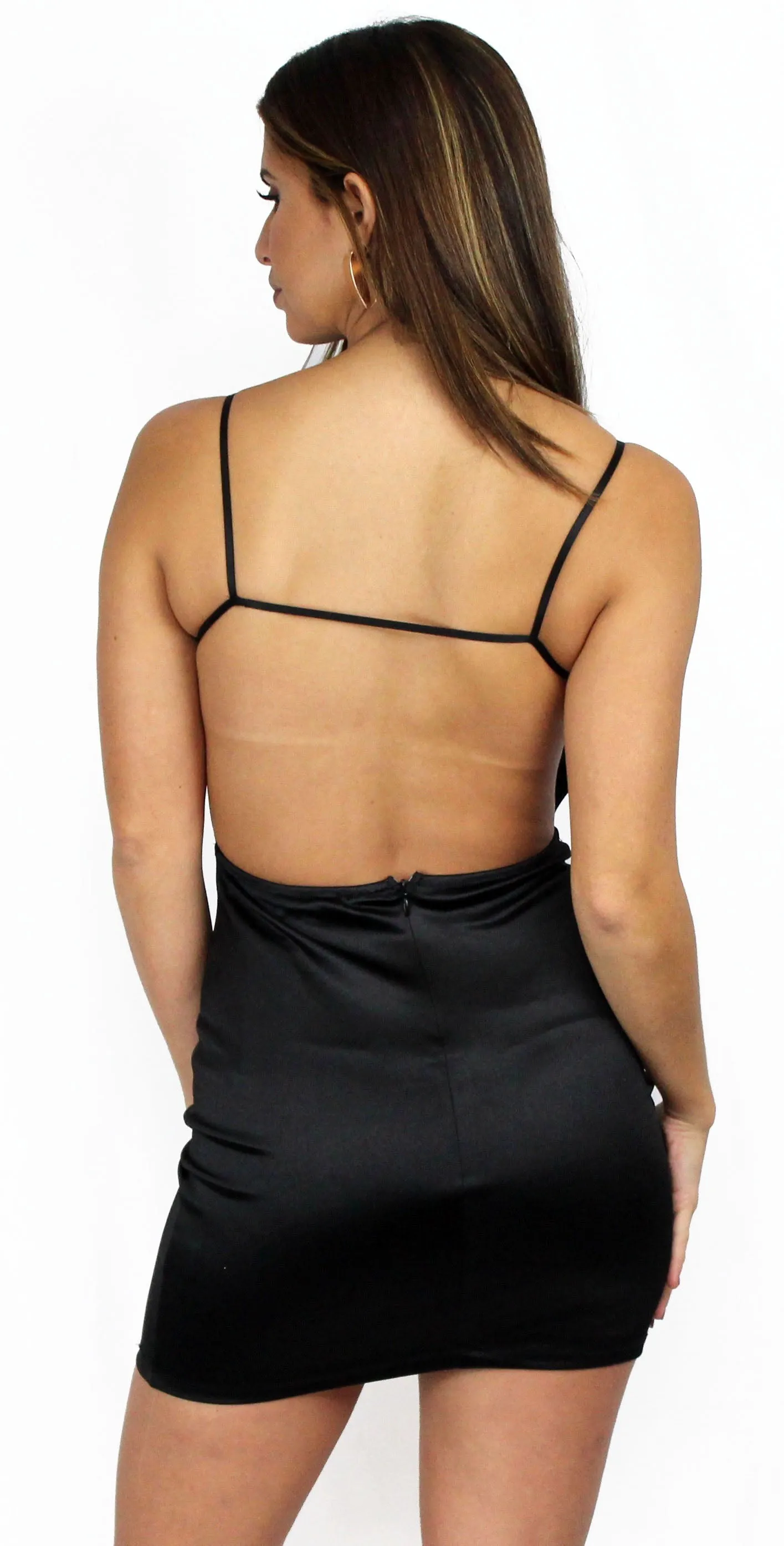 Last Night Backless Bodycon Mini Dress