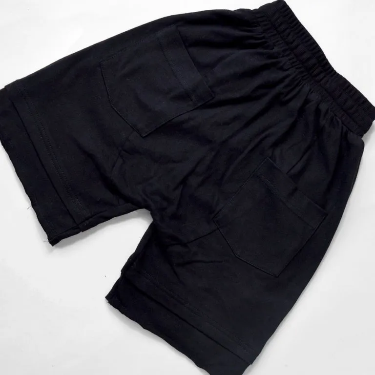 LAYERED SHORTS - BLACK