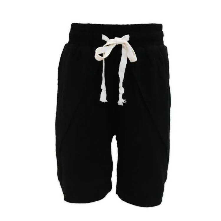 LAYERED SHORTS - BLACK