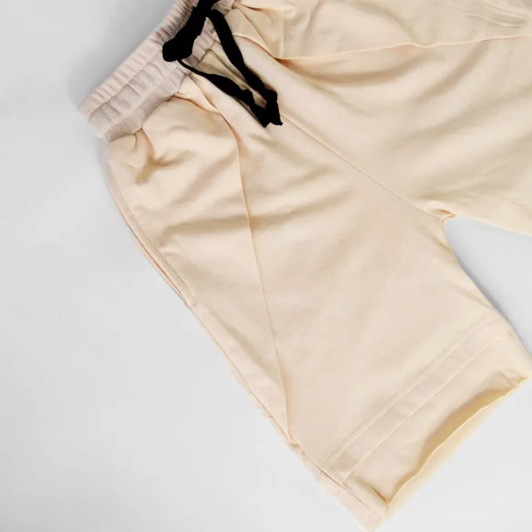 LAYERED SHORTS - NUDE