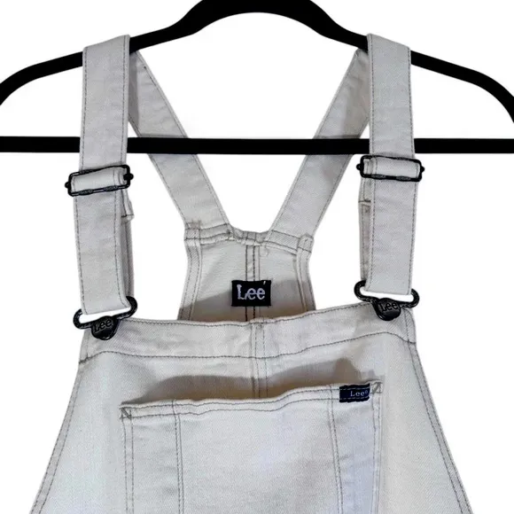 Lee Shortall overall shorts cream size 1X NWT