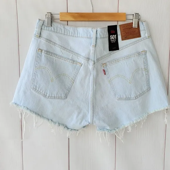 Levi's Premium 501 high rise shorts