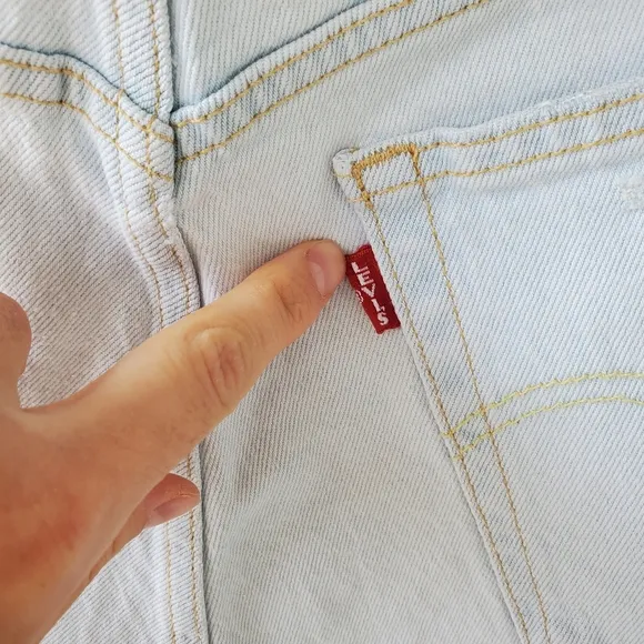 Levi's Premium 501 high rise shorts