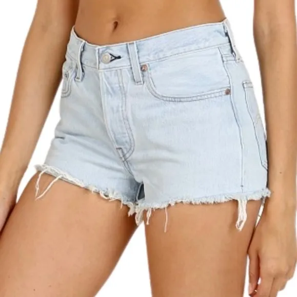 Levi's Premium 501 high rise shorts