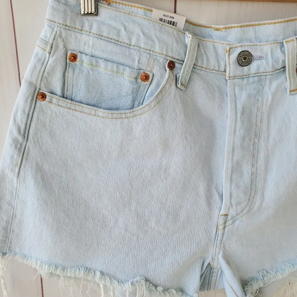 Levi's Premium 501 high rise shorts