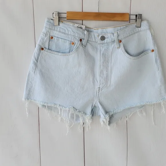 Levi's Premium 501 high rise shorts