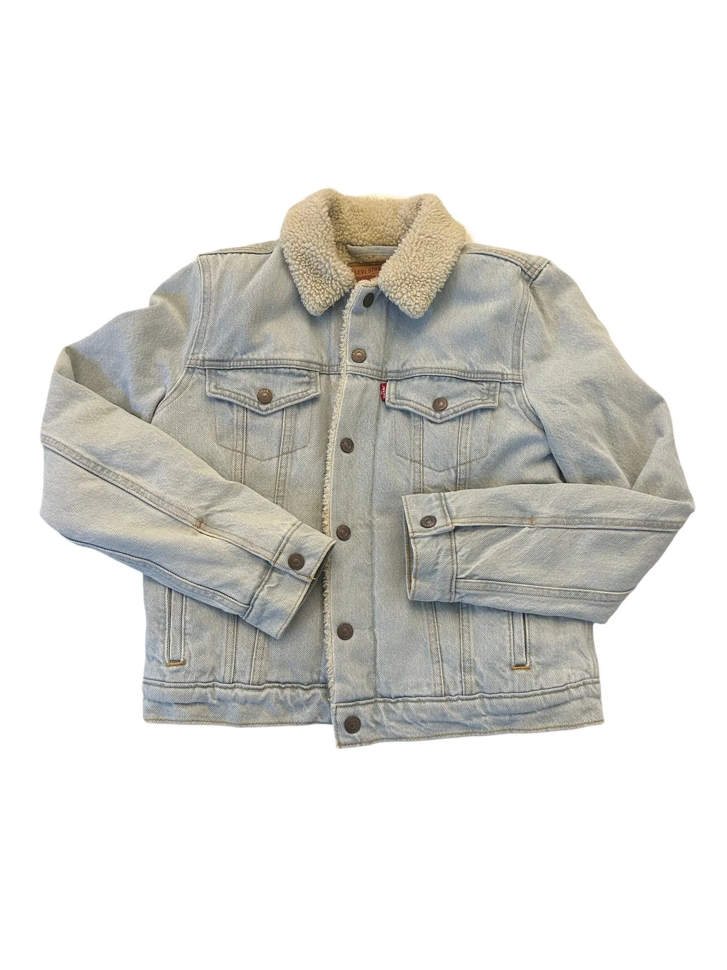 Levi’s Sherpa lined jean jacket womens small