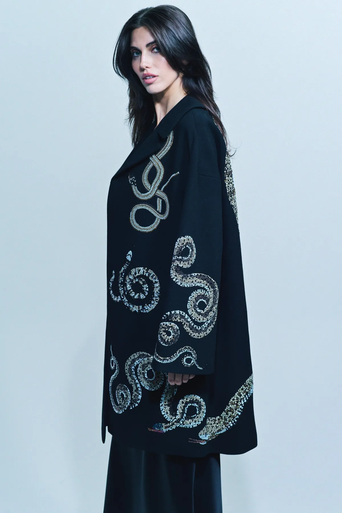 LIBERTINE | ‘REPTILIAN’ BRUGES COAT