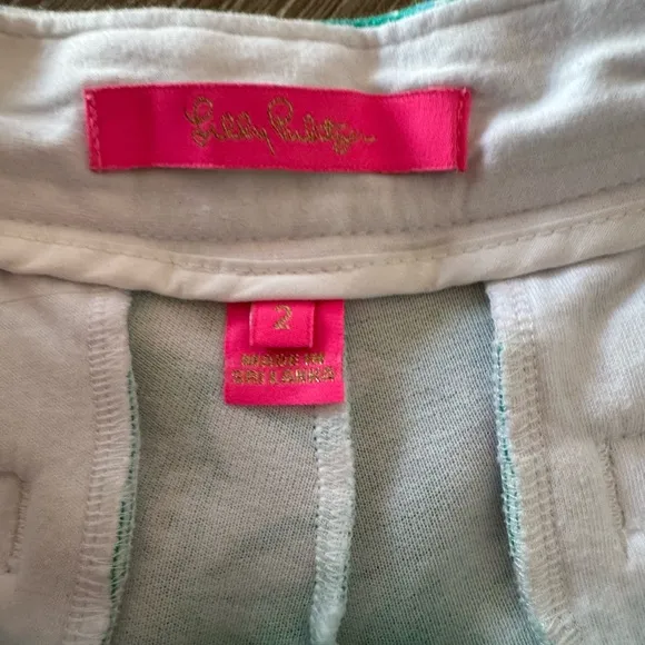 Lilly Pulitzer Buttercup Knit Shorts “Safari Sangria” Sz 2