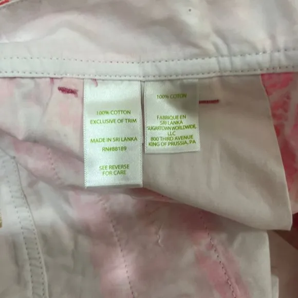 Lilly Pulitzer Hot Pink Red Swirl Pink Pout Walsh Shorts
