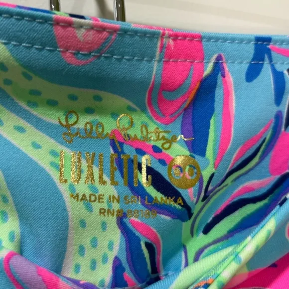 Lilly Pulitzer Luxletic Reid Golf Shorts You’ve Been Spotted Size 00