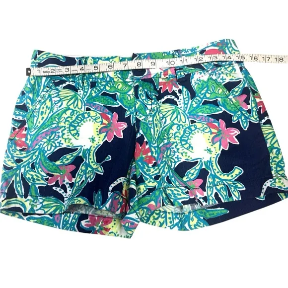 Lilly Pulitzer The Callahan Vibrant Color Shorts Size 2