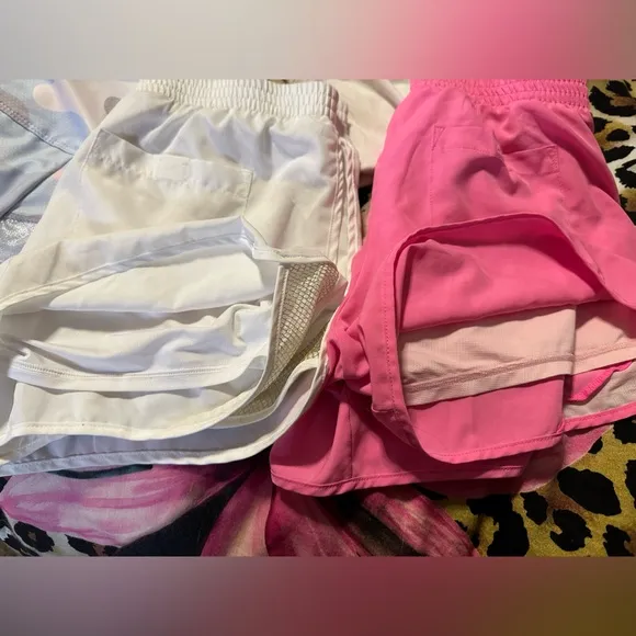 Lilly Pulitzer UPF 50 Luxletic shorts x2 (4” inseam) &amp; free white tank size XS.