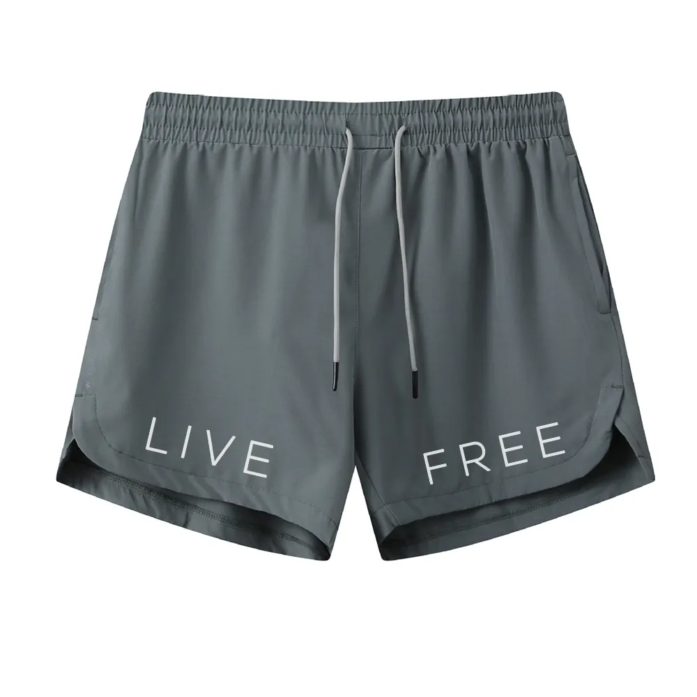 Live Free Graphic Shorts