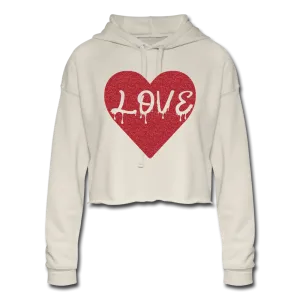 Love Women's Cropped Hoodie
