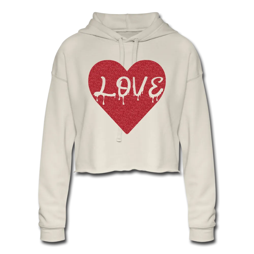 Love Women's Cropped Hoodie