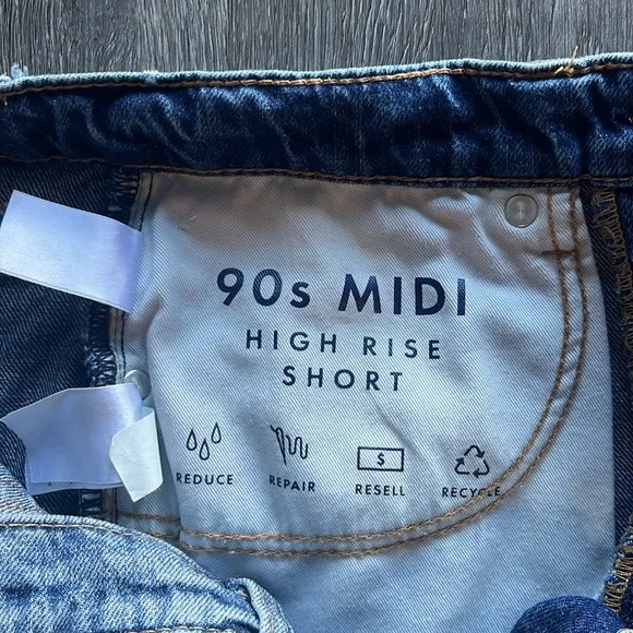 Lucky Brand 90s Midi High Rise Denim Shorts ✧ Size 2/26