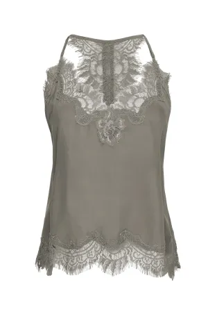 Lucy Crop Cami Chateau Grey