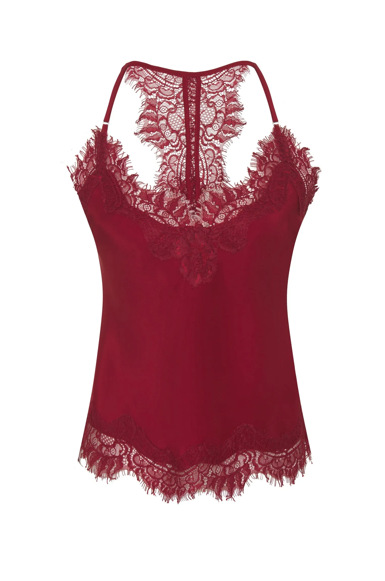 Lucy Crop Cami Dalia Red