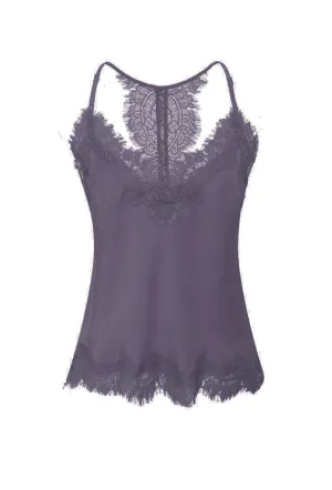 Lucy Crop Cami Muted Plum
