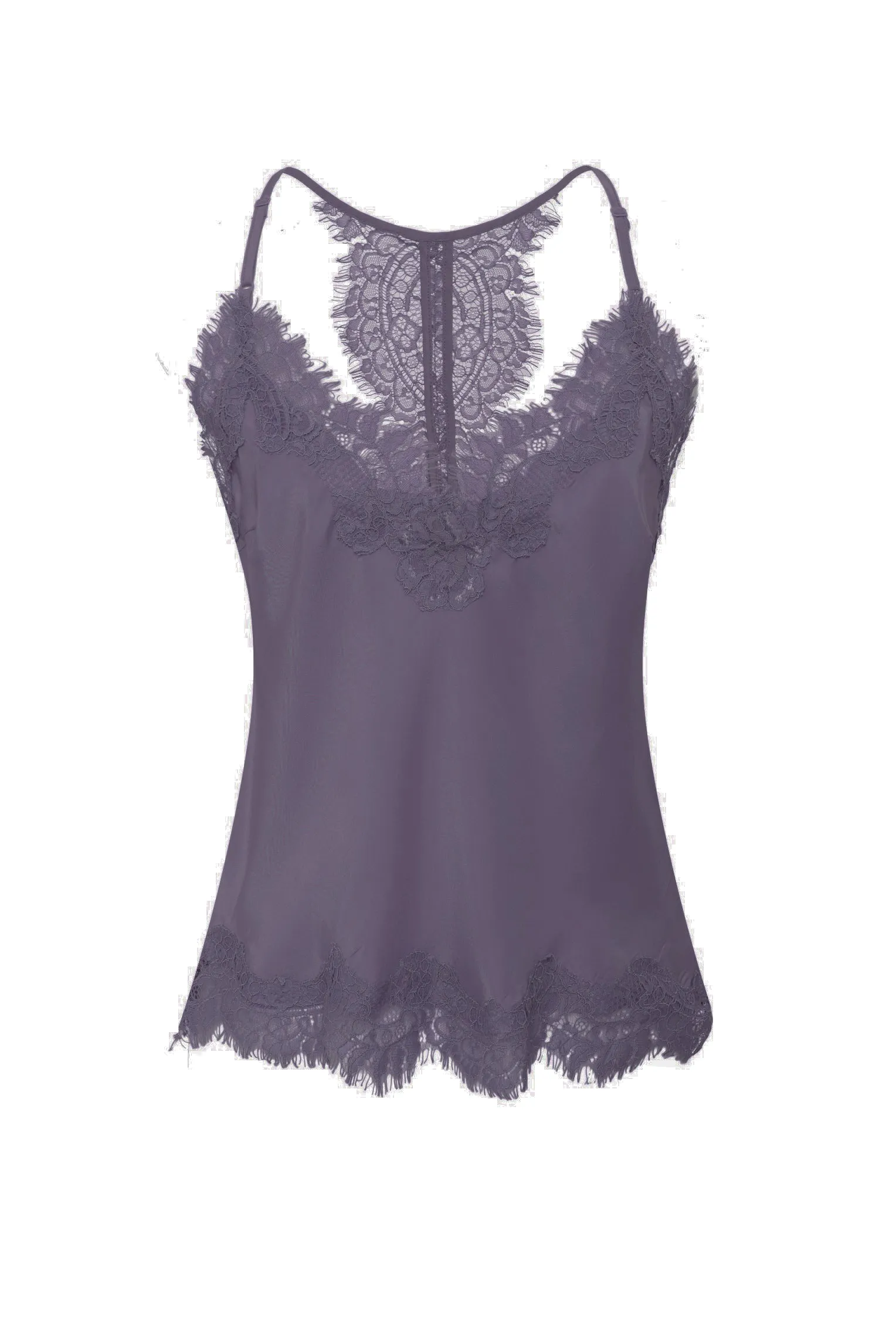 Lucy Crop Cami Muted Plum