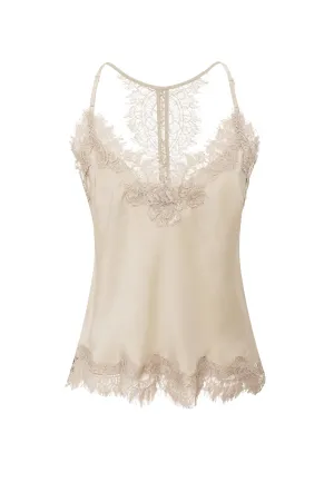 Lucy Crop Cami - Pearl