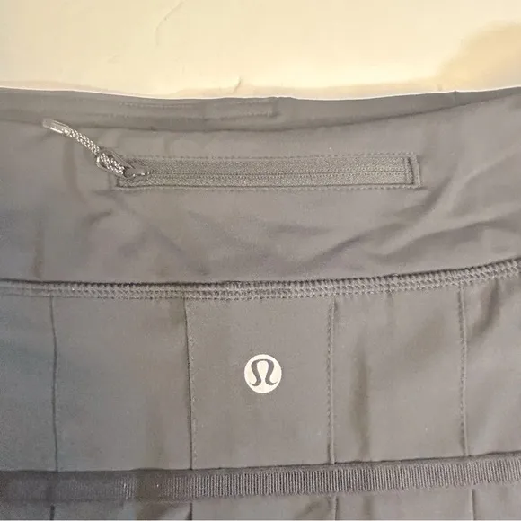 Lululemon Black Pace Setter Skirt Size 8 Tall