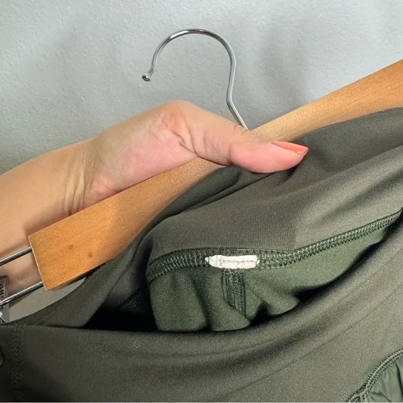 Lululemon Dark Olive Green 3.5&quot; Squad Goals Short
