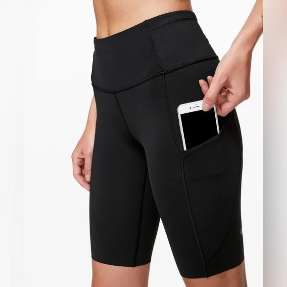 Lululemon Fast And Free Short 10&quot; *Non-Reflective Black