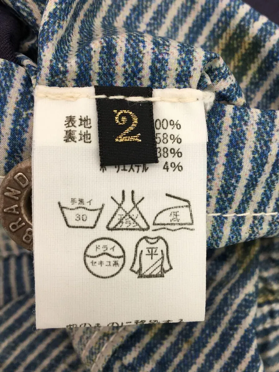 [M] Kapital Nylon Printed Hickory Stripe Blanket Lined Vest