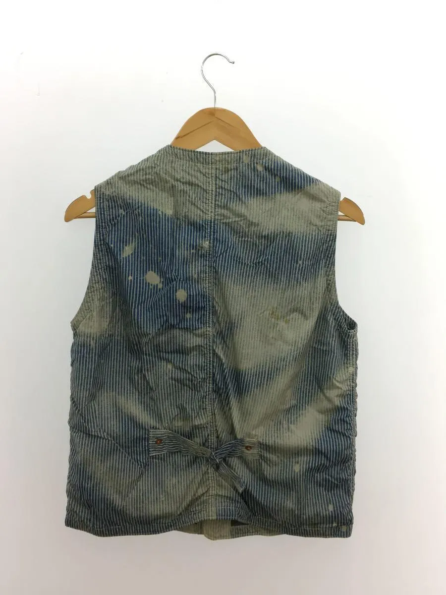 [M] Kapital Nylon Printed Hickory Stripe Blanket Lined Vest
