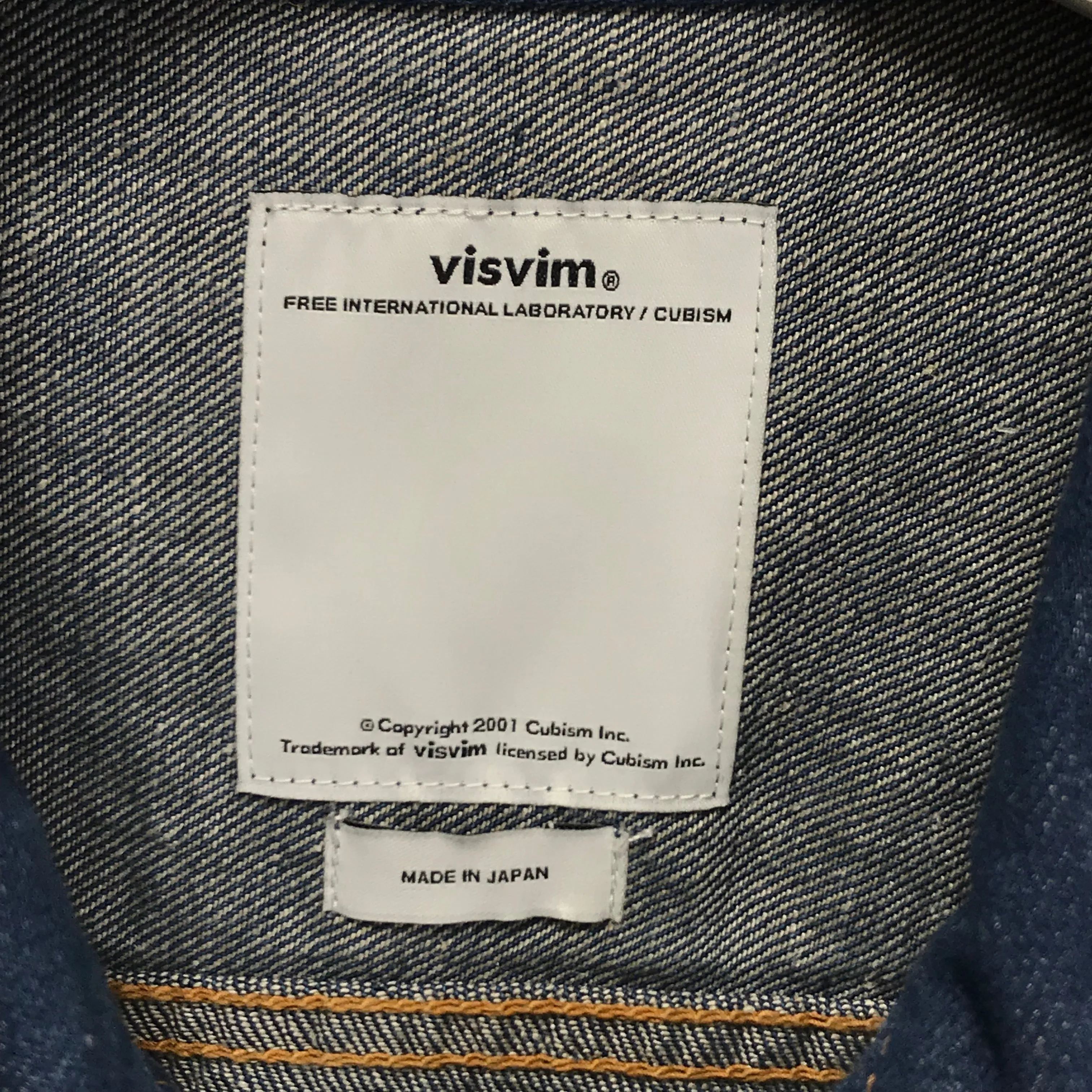 [M] Visvim 14SS Social Sculpture 103 Denim Jacket Cotton / Linen Indigo