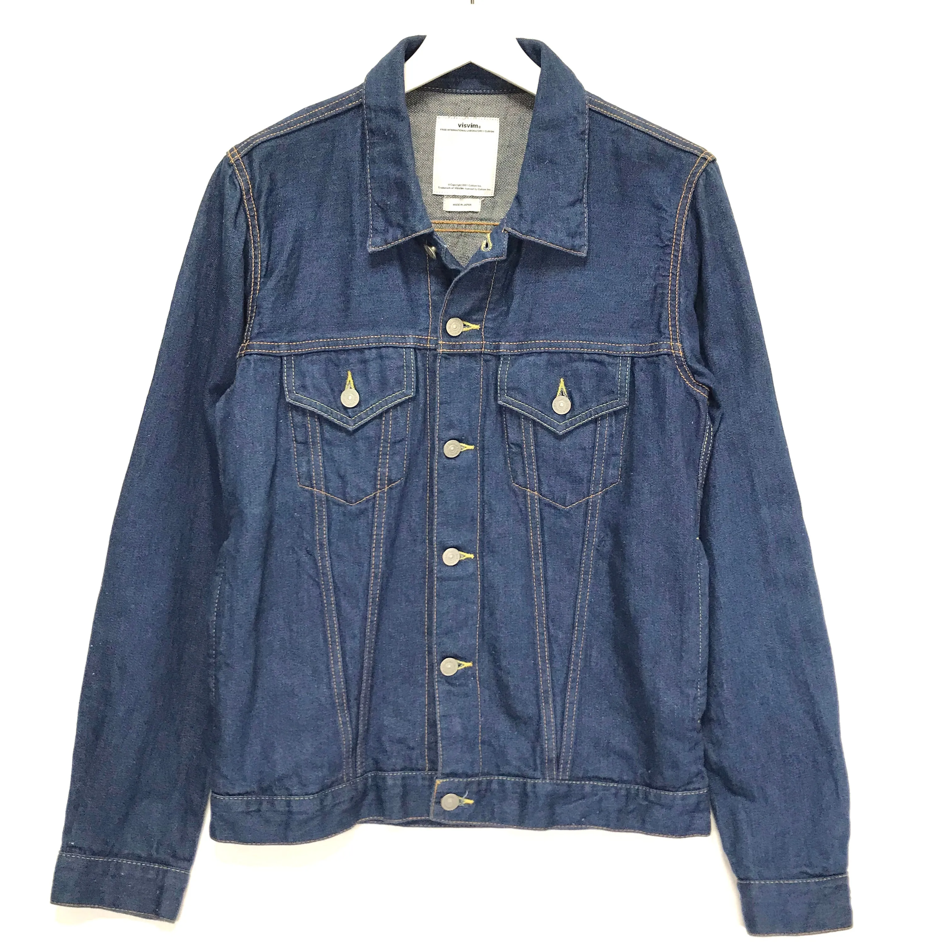 [M] Visvim 14SS Social Sculpture 103 Denim Jacket Cotton / Linen Indigo