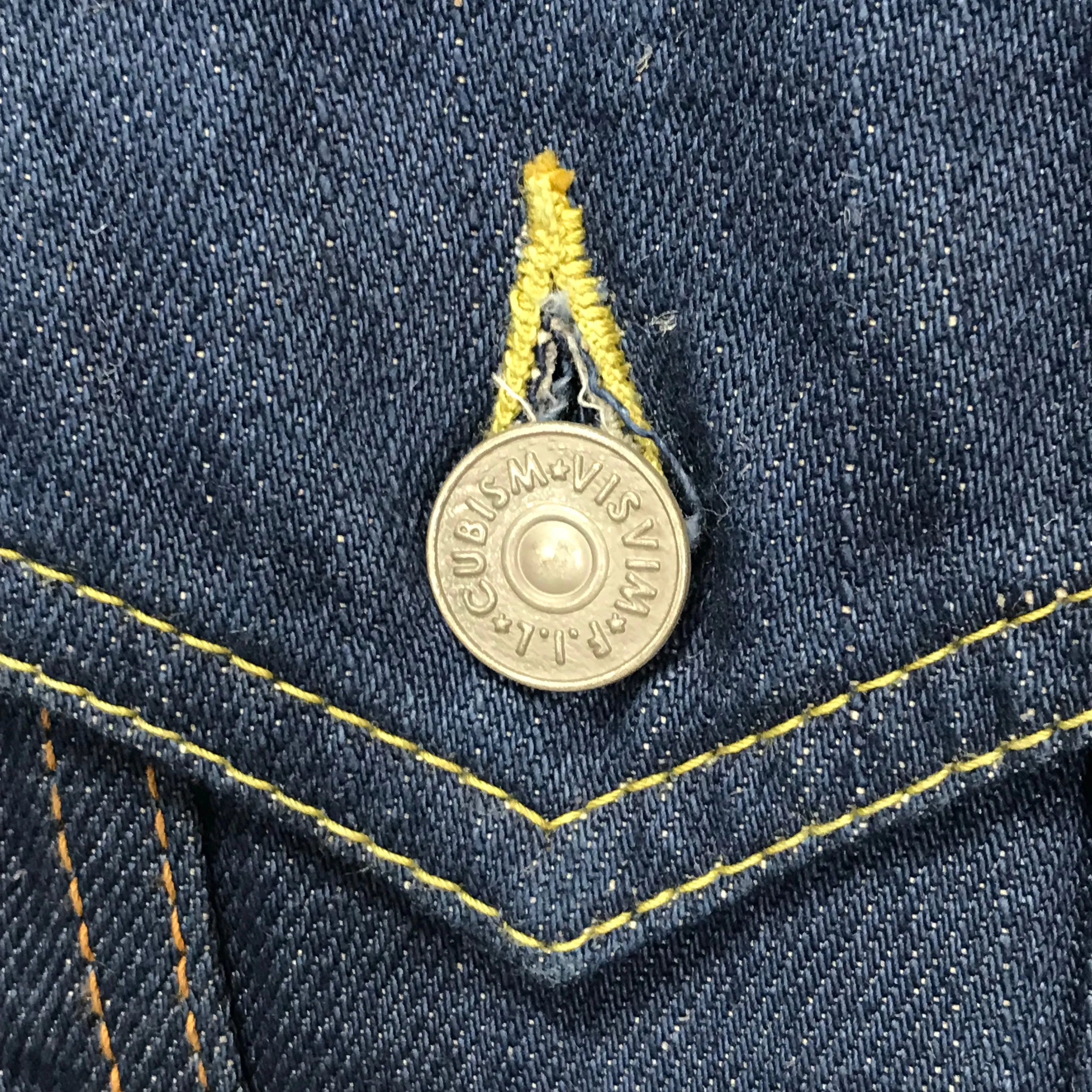 [M] Visvim 14SS Social Sculpture 103 Denim Jacket Cotton / Linen Indigo